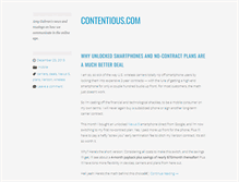 Tablet Screenshot of contentious.com